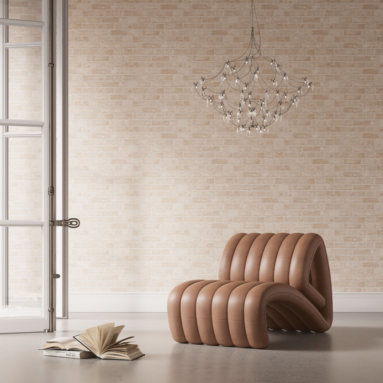 Обои Loymina Terra Brick TER4 002/2 10,05×1 фото в интерьере